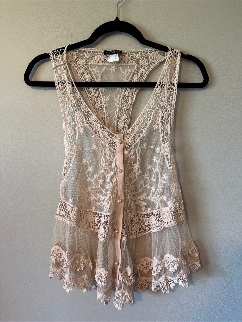 Venus Boho Lace Vest